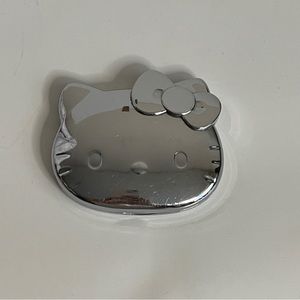Sephora Hello Kitty 2011 Sanrio Compact Mirror Chrome Silver